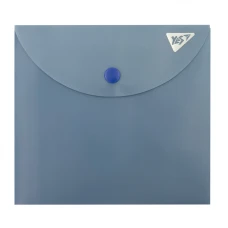 Папка-конверт на кнопці B6 "Yes" /492329/ "Fusion" синій (10/200)