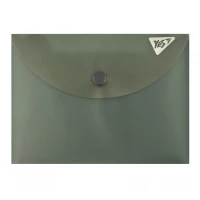 Папка-конверт на кнопці B7 "Yes" /492330/ "Fusion" зелений (10/200)