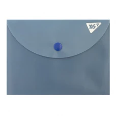 Папка-конверт на кнопці B7 "Yes" /492331/ "Fusion" синій (10/200)