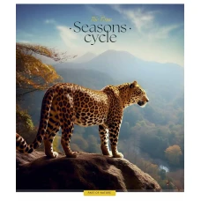 Тетрадь уч. "Школярик" 60л.# /3403K/ "Four seasons" УФ-лак (нейт) (10/80)