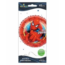 Кулька фольгована "Pelican" /835123/ Marvel.Spiderman, 45см (індивідуальна упак.) (1/5)