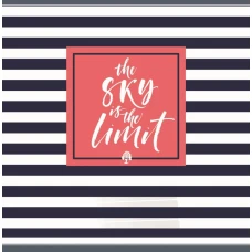 Блокнот 1В752  "Аркуш" "Смугаста" 80арк.# 198*201  Інтегр.обкл. (1/16)