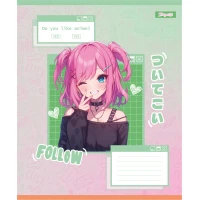 Зошит уч. "1B" 12арк.// /768121/ "Follow Anime" (25/500)