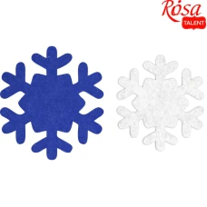 Заготовка "Rosa Talent" /851/ "Сніжинки 4" 5+5шт, 7*8см/6*7см