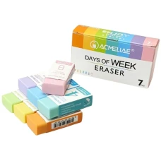 Гумка "Acmeliae" /ER-6080/ PVC, Days of Week Eraser, мікс (7/2016) Гумка "Acmeliae" /ER-6080/ PVC, Days of Week Eraser, мікс (7/2016)