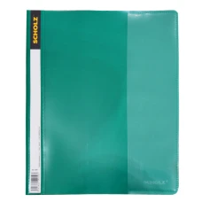Швидкозшивач пл.+карм. "SCHOLZ 5001"  пр. верх, мікс кольорів (12/120) 