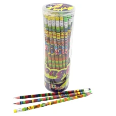 Олівець ч/г "JO" /DSCN0417/ HB "School" з гумкою, у банці (48/2880)