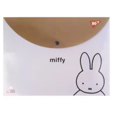 Папка-конверт на кнопці А4 "Yes" /492294/ "Miffy" (1/12/150)