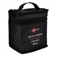 Набір скетч маркерів "Santi" /390778/ 40 кол. спиртові, у сумці (1/18)