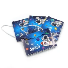 Блокнот  19,1*13,2см "JO" /DSCN0591/ на спіралі "Space"  мікс (1/40)