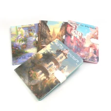 Блокнот А6/80арк "JO" /DSCN0725/ на кнопці "House"  мікс (1/24)
