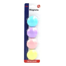 Магніти "JO" /M-4004/ "Simple" 4см, 4шт., пастель, блістер (1/480)