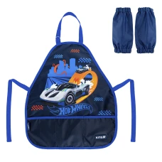 Фартух з нарукавниками "Kite" /HW25-161/ 55x47 см, Education 161 Hot Wheels (1/25)