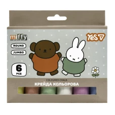 Крейда кольорова 6 шт. "YES" /400570/ "Miffy" JUMBO (1/12/72)
