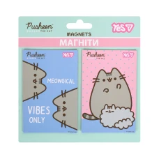 Магніти "YES" /708558/  "Pusheen", 6х9 см, 2 шт (1/10/500)