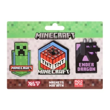 Магніти фігурні "YES" /708543/   "Minecraft", 3 шт (1/10/500)