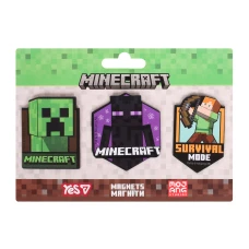 Магніти фігурні "YES" /708544/   "Minecraft", 3 шт (1/10/500)