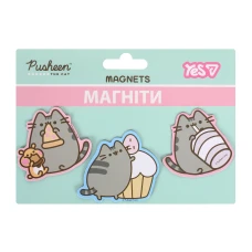 Магніти фігурні "YES" /708548/   "Pusheen", 3 шт (1/10/500)