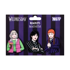 Магніти фігурні "YES" /708815/   "Wednesday", 3 шт (1/10/500)