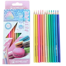 Олівці кольорові "Acmeliae" 12 кол. /43742/ трикутні пастель (1/12)