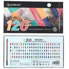Олівці кольорові "Acmeliae" 120 кол. /9402A-120/  Master,  чорне дерево (1/10)
