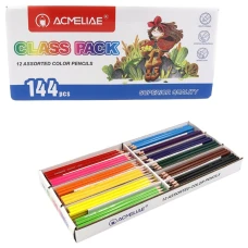 Олівці кольорові "Acmeliae" 12 кол., 144 шт /43113(IMG_9294)/ (1/12)