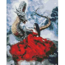 Алмазна мозаїка "Ідейка" /AMO7252/ "Містична зустріч" 40*50см