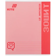 Зошит уч. "Kite" 12арк.# /K26-232/ софт тач + УФ лак об'ємний, KITE (25/600)