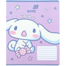 Тетрадь уч. "Kite" 12л.# /CR26-232/ софт тач + УФ лак, Cinnamoroll (25/600)