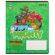 Тетрадь уч. "Kite" 12л.# /NT24-232/ гибр. лак + УФ лак, TMNT Mutant Mayhem (2023 Movie) (25/600)