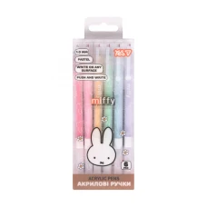 Ручка акрилова "YES" /412311/ "Miffy", набір 6 шт. (1/144) Ручка акрилова "YES" /412311/ "Miffy", набір 6 шт. (1/144)