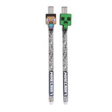 Ручка гелева "Пиши-стирай" "YES" /420482/ "Minecraft" 0,5 мм, синя (36)