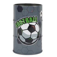 Стакан-підставка для ручок "YES" /708791/ Football бочка, метал (1/100)