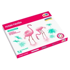 Пластилін "ГАММА'UA" 14 кол. /200313/ 224 г (1/18)