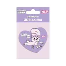 Наліпки 2D "YES" /708962/ "Esther Bunny.Heart"  (1/100)