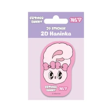 Наліпки 2D "YES" /708961/ "Esther Bunny.Pink"  (1/100)