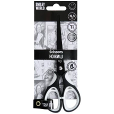 Ножиці "Yes" 15,5см /480493/ Smiley World леза з титановим покриттям (1/12/360)