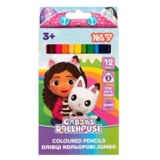 Олівці кольорові "Yes" 12 кол. /290803/ Gabby Dollhouse JUMBO (1/12/240) Олівці кольорові "Yes" 12 кол. /290803/ Gabby Dollhouse JUMBO (1/12/240)