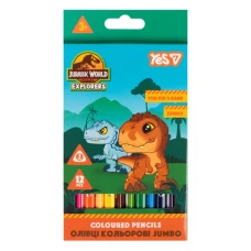 Олівці кольорові "Yes" 12 кол. /290804/ JURASSIC WORLD JUMBO (1/12/240) Олівці кольорові "Yes" 12 кол. /290804/ JURASSIC WORLD JUMBO (1/12/240)