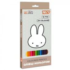 Олівці кольорові "Yes" 24 кол./12шт /290790/ Miffy (1/12/240) Олівці кольорові "Yes" 24 кол./12шт /290790/ Miffy (1/12/240)