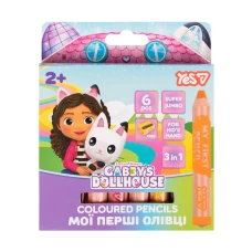 Олівці кольорові "Yes" 6кол. /290801/ SUPER JUMBO Gabby Dollhouse (1/6/96) Олівці кольорові "Yes" 6кол. /290801/ SUPER JUMBO Gabby Dollhouse (1/6/96)