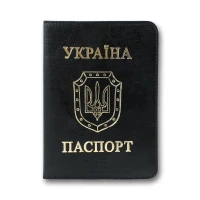Обкладинка Паспорт "Бріск" /ОВ-8/   Sarif чорний 100*135  (1/5)