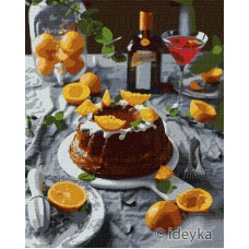 Картина за номерами "Ідейка" /KHO5616/ "Апельсинова насолода" 40*50см