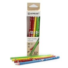 Олівець ч/г "Acmeliae" /43174/ круглий HB, мікс (12/144)
