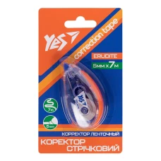 Коректор стрічковий "YES" /340103/ "Erudite" 5мм*7м (1/12/288)