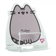 Підставка для книжок металева "Yes" /470527/  фігурна "Pusheen" блакитна (1/40/80)