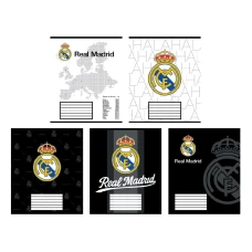 Зошит уч. "Kite" 18арк.# /RL26-236/ софт тач + УФ лак, FC Real Madrid (20/400)