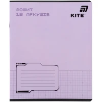 Зошит уч. "Kite" 18арк.# /K26-236-1/ софт тач + УФ лак, KITE (20/400)