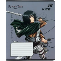 Зошит уч. "Kite" 18арк.# /AT26-236/ гібр. лак + УФ лак, Attack on Titan Season 1-3 (20/400)