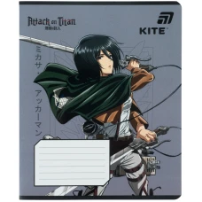 Зошит уч. "Kite" 18арк.# /AT26-236/ гібр. лак + УФ лак, Attack on Titan Season 1-3 (20/400)